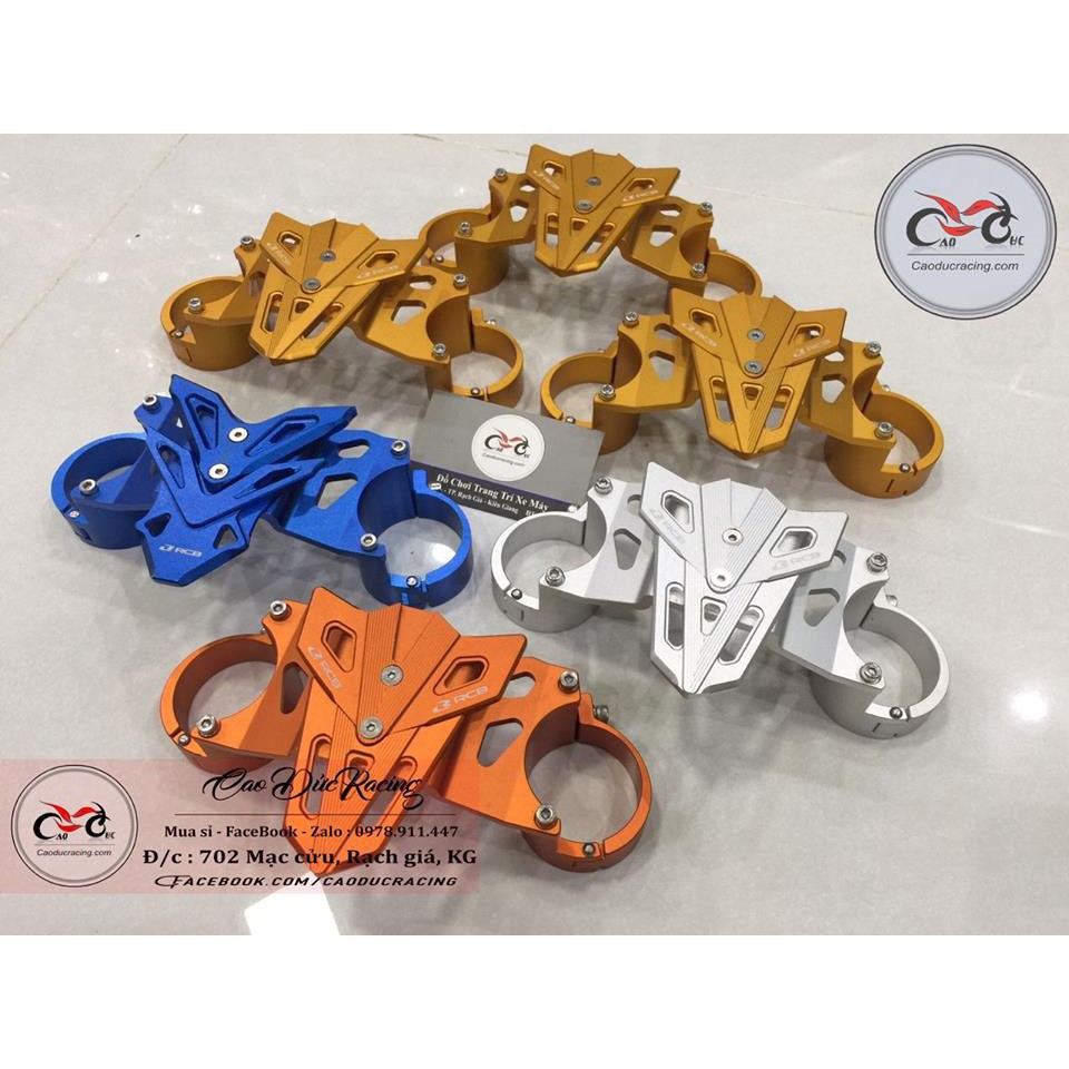 SIÊU RẺ - Cùm phuộc trước RacingBoy chính hãng Ex150 Ex135 - chống rung lắc tay lái