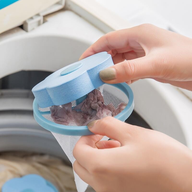 [FREESHIP] Phao lọc rác và cặn bẩn trong máy giặt hình bông hoa
