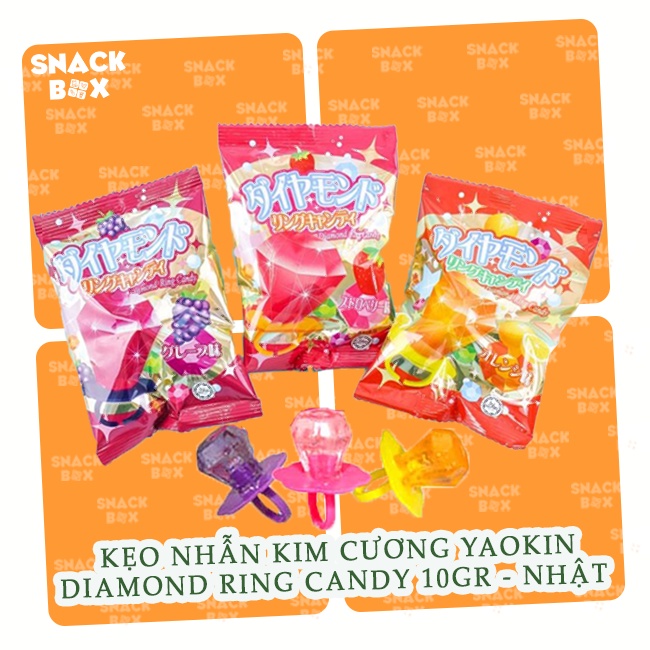 Kẹo Nhẫn Kim Cương Yaokin Diamond Ring Candy 10gr - Nhật Bản