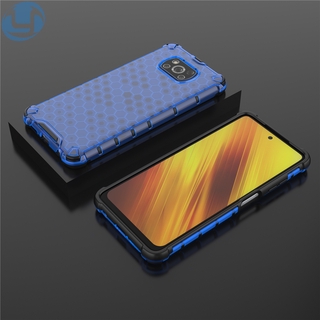 Ốp Lưng Silicone Trong Suốt Kiểu Tổ Ong Cho Xiaomi Mi 10 Ultra Poco M3 F3 Redmi Note 10 9pro 5g K40 Pro