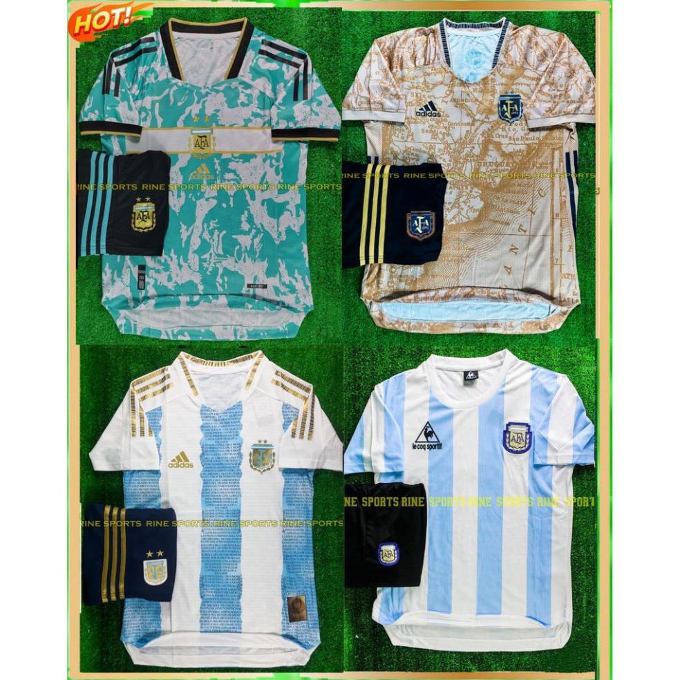 Bộ áo đá bóng ARGENTINA tranning world cúp 2022 hàng thailand Giống thi đấu 99% !
