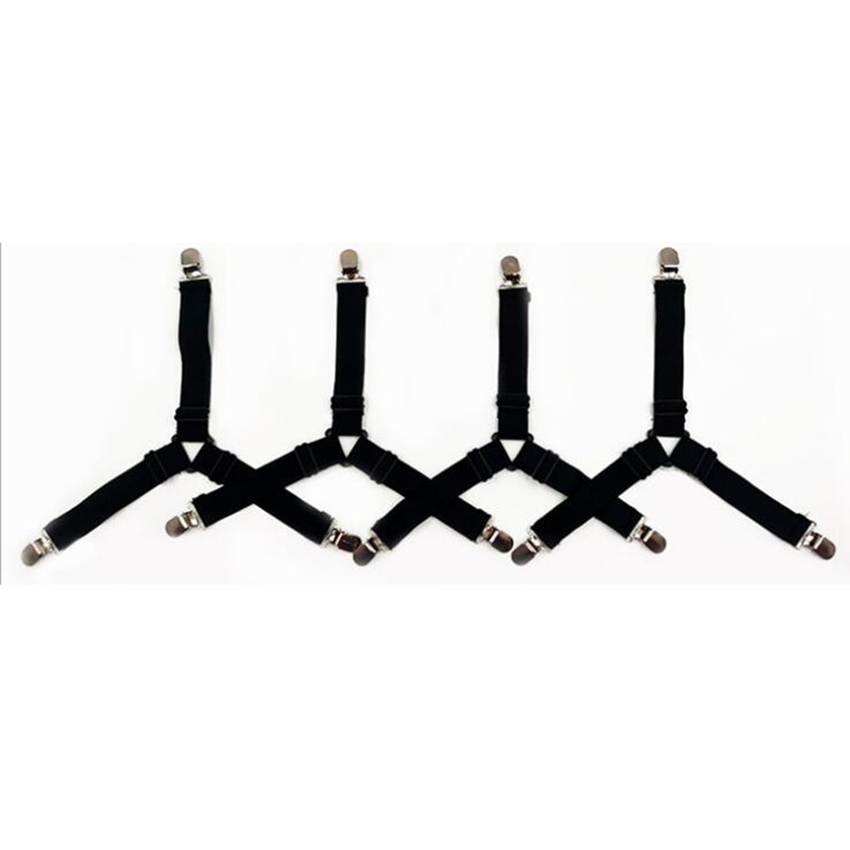 Bộ 4 dây căng ga trải giường 3 kẹp dễ điều chỉnh