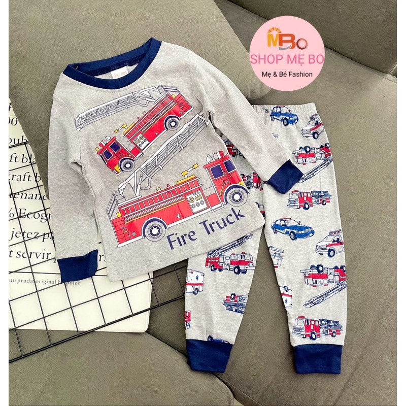 Bộ pijama bé trai bé gái thun cotton xuất dư cực xịn