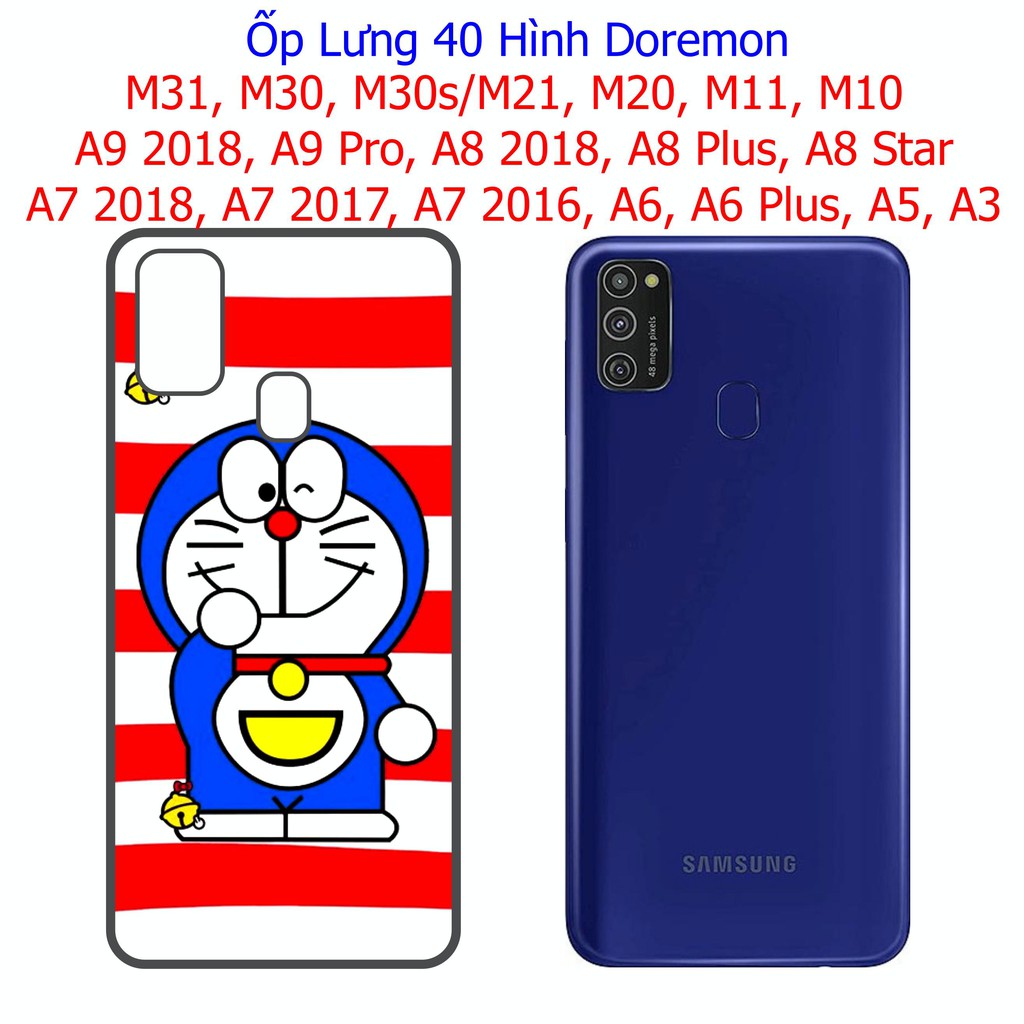 Ốp Lưng Doremon Cute Samsung M31, M30, M30s, M20, M21, M11, M10, A9 Pro, A8 Star, A7 2018, A6 Plus, A5, A3 2017 - 2016