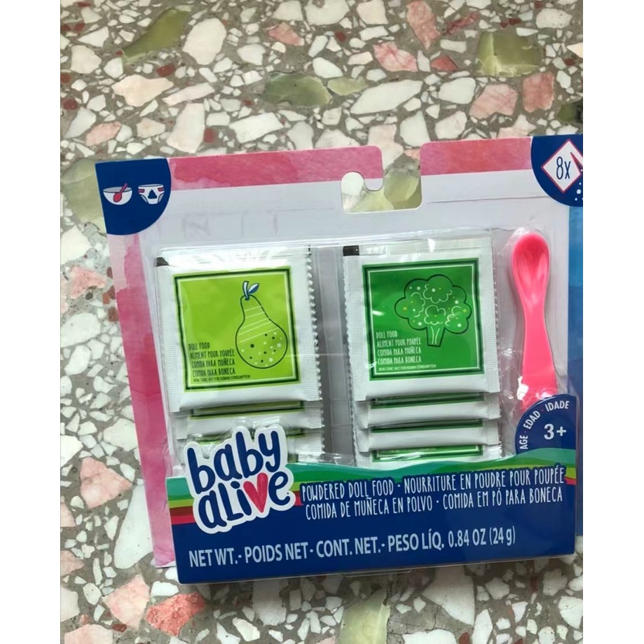 Baby Alive Powdered Doll Food E0302 Thức Ăn Búp Bê Sống Động E0302