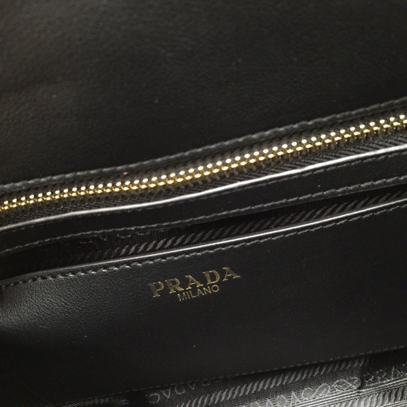 Túi xách nữ Prada kèm ví nhỏ xinh treo ngoài da thật cao cấp