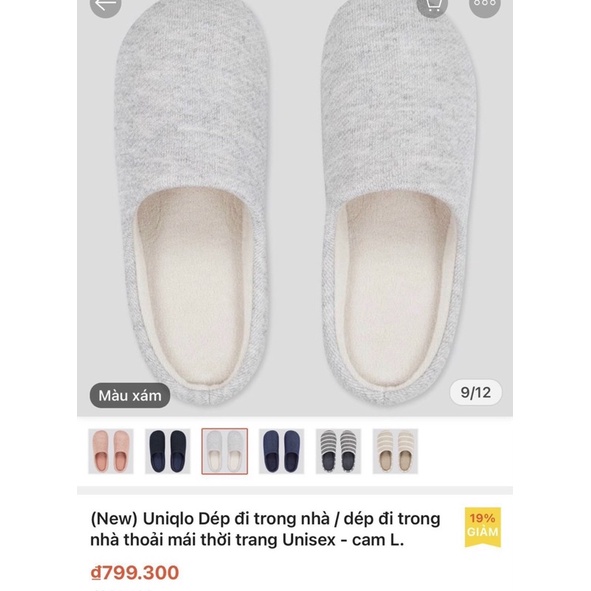 Dép bông đi trong nhà