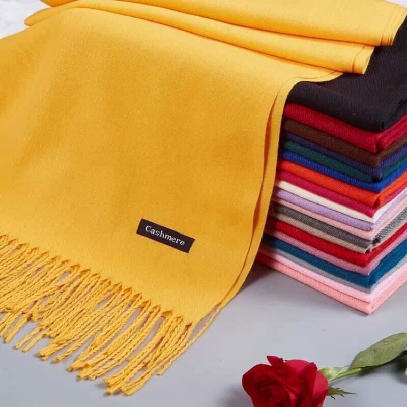Khăn quàng cổ Cashmere quảng châu cao cấp chất cực đẹp giao mầu ngẫu nhiên