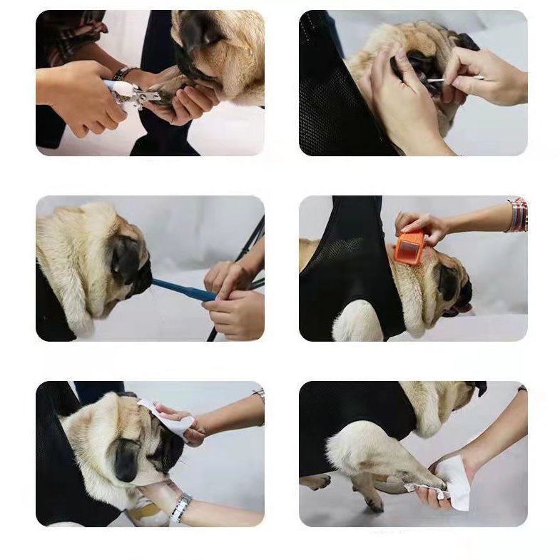 Võng Treo Tắm Rửa Tai/Tóc Móng Tai Cho Mèo Cưng Cỡ Nhỏ Trung Bình