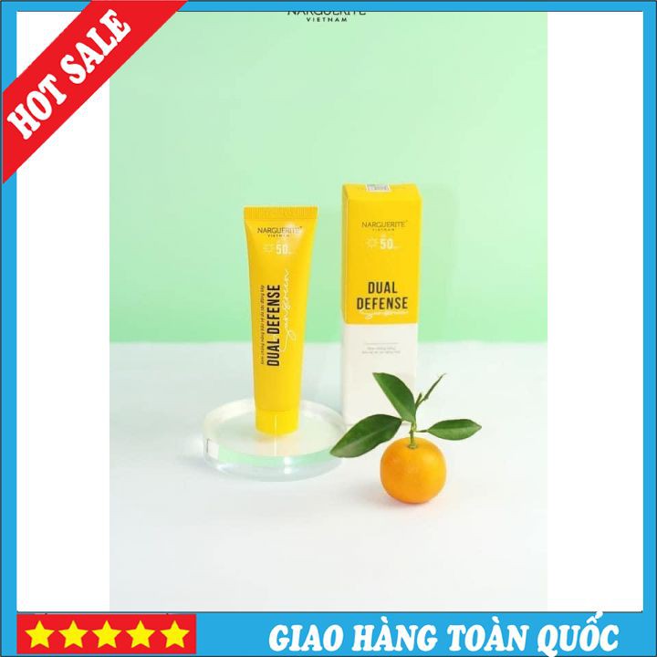 Kem Chống Nắng Vật Lý Narguerite Dual Defense (SPF PA 50+++) - Bảo Vệ, Nuôi Dưỡng Làn Da Hoàn Hảo - Mẫu Mới Nhất