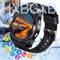 HXBG Smart Watch Touch Screen Waterproof Wristwatch 1.54 Inch Round Dial Wristwatch with Camera