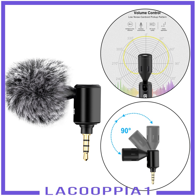 Micro Condenser Lacooppia1 Cho Iphone Đen