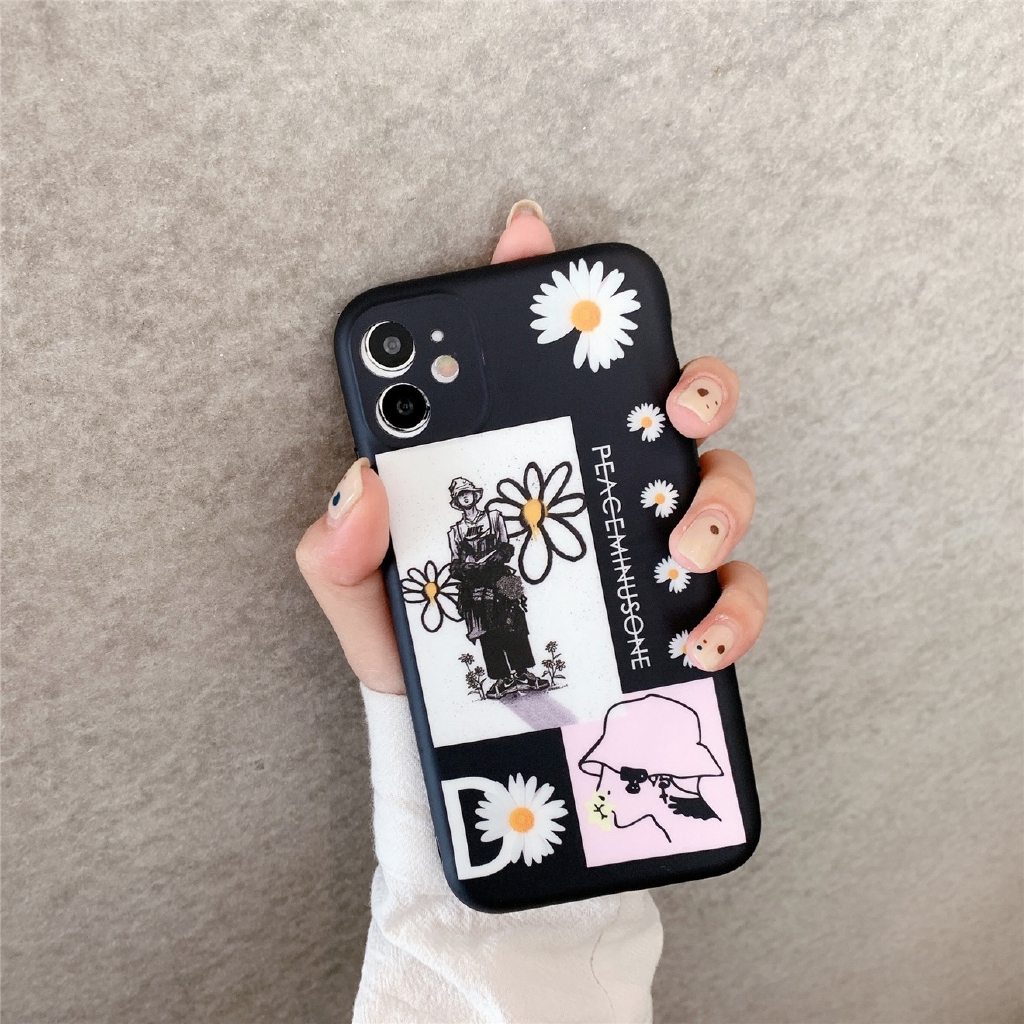 Ốp Điện Thoại Hình Hoa Cúc Xinh Xắn Cho Iphone 7 / 8 + Iphonexs Max Xr 11 Pro 6 | BigBuy360 - bigbuy360.vn