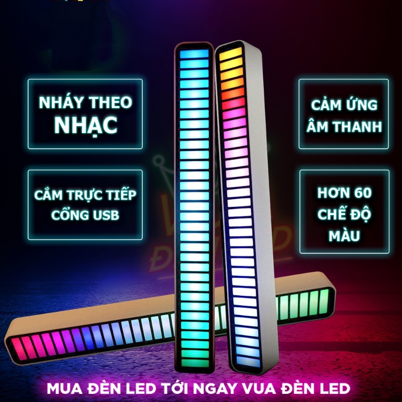 [HCM]32 Thanh đèn Thanh đèn LED RGB nháy theo nhạc cực đẹp mà giá chưa tới 100k và cái kết !!!-SK-L023B