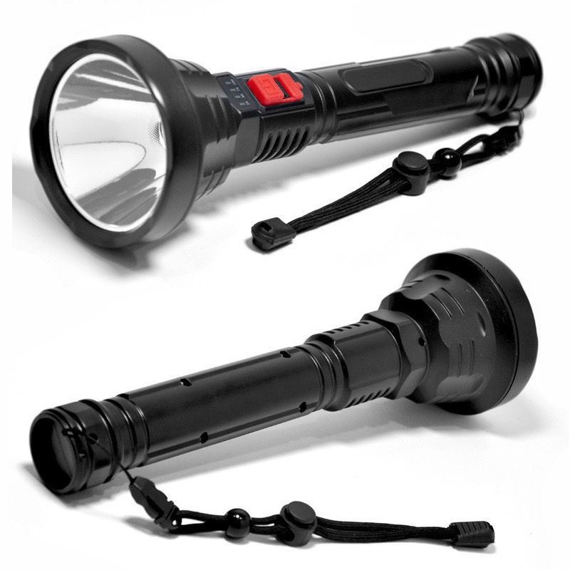 Đèn pin siêu sáng FLASHLIGHT F-901, chất liệu nhẹ, dùng pin 18650 kèm dây sạc micro usb sạc như điện thoại | BigBuy360 - bigbuy360.vn