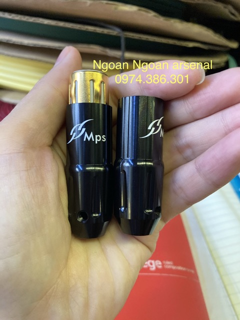 Jack giắc canon XLR cao cấp nhập khẩu hãng MPS.