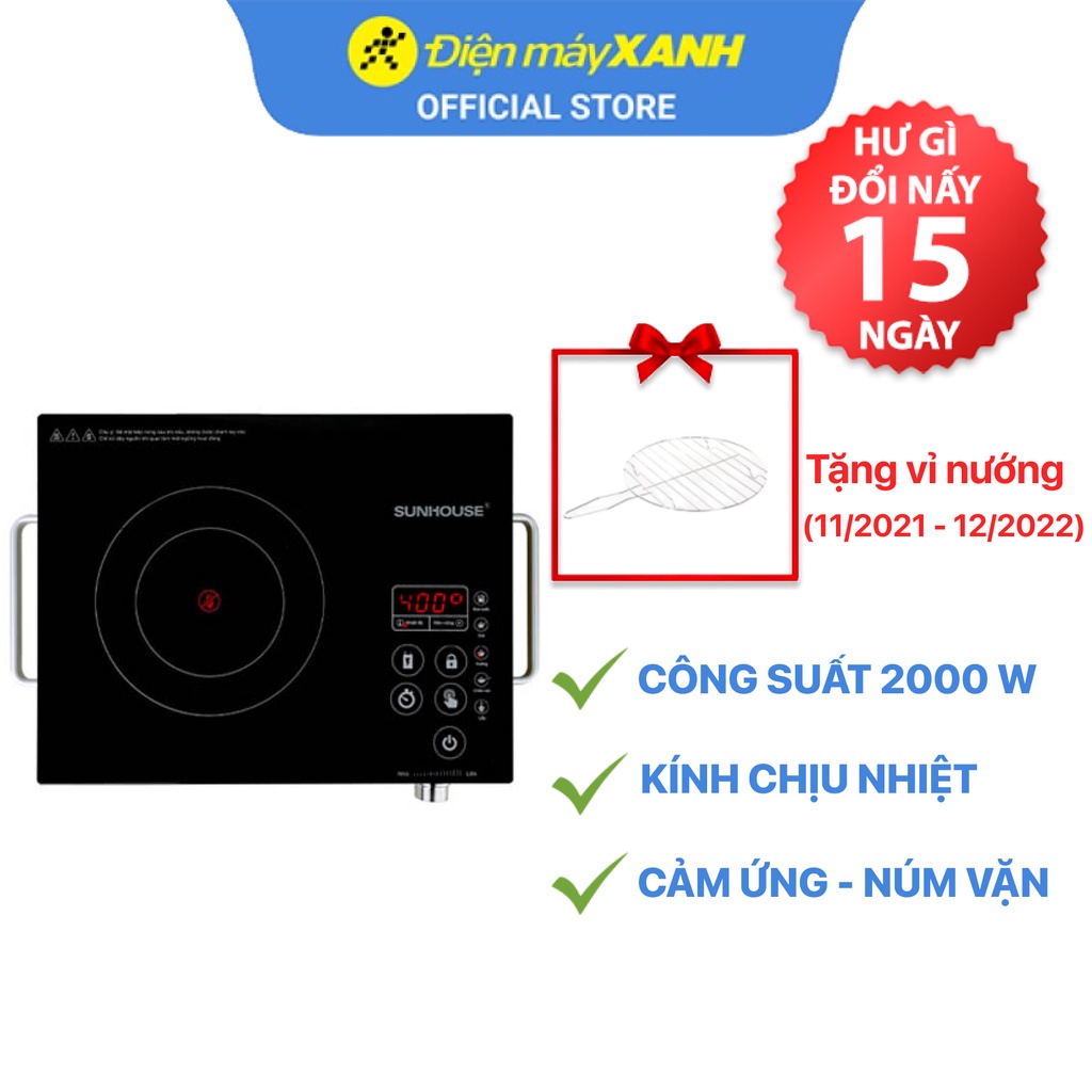 Bếp hồng ngoại Sunhouse SHD 6017