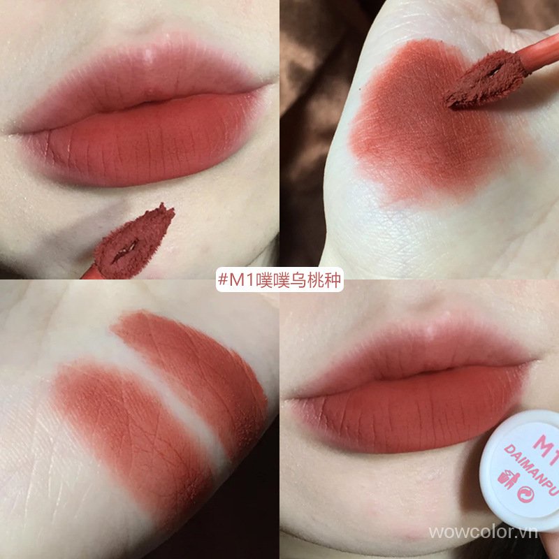 [Hàng mới về] Son Môi 6 Màu Tùy Chọn Chống Thấm Nước Thương Hiệu