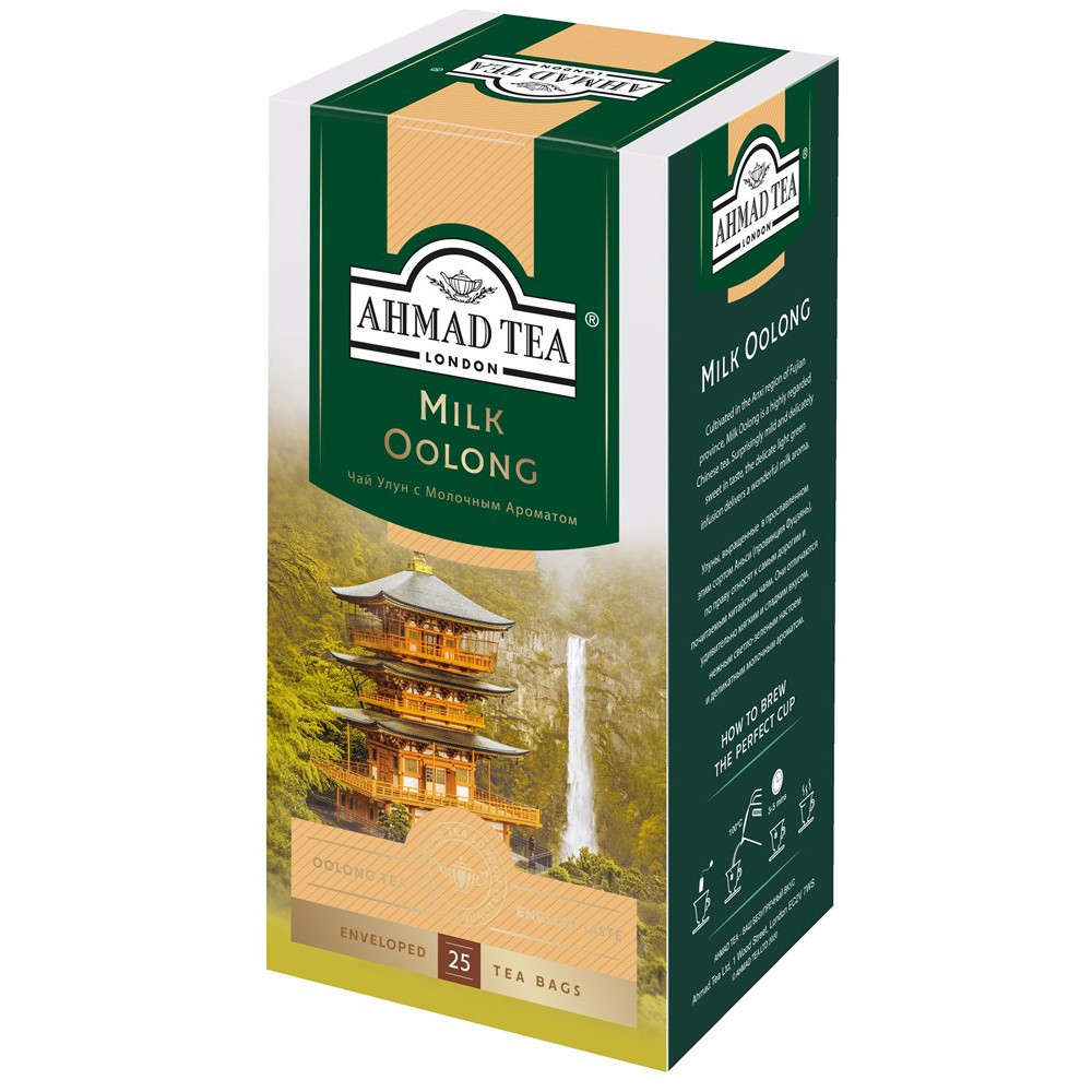 Trà Ahmad Tea Ô long hương sữa - Ahmad Tea Milk Oolong 25 gói x 1g