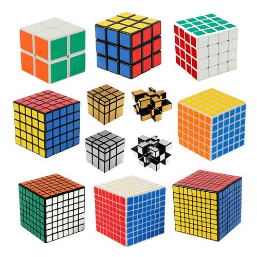 Khối Rubik Rubix 3rd 23456 Order 6 Chữ "