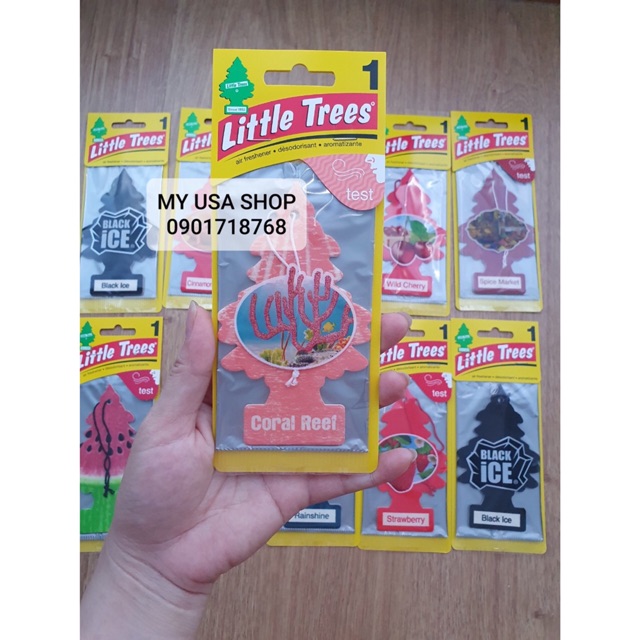 Thông thơm Little Trees❤️Thông thơm treo tủ quần áo, xe hơi, để cốp xe Little Tree Air Freshener/Tập 2