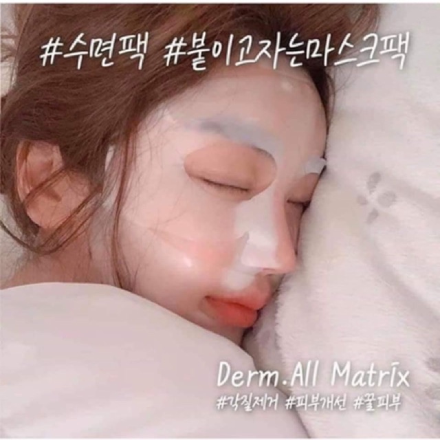 Mặt nạ Derm All Matrix Facial Dermal care mask Hàn Quốc.