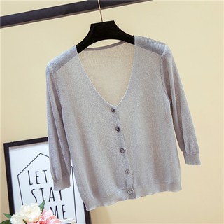 (HÀNG ORDER) Áo cardigan len mỏng M0106 KS
