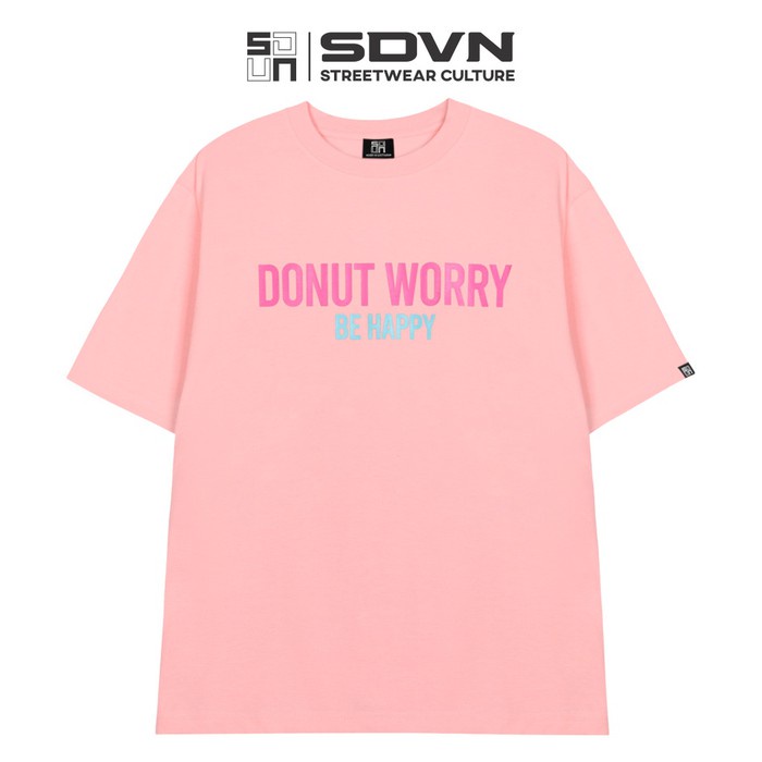 Áo Thun Unisex Nam Nữ Form Rộng Local Brand SDVN Donut Worry