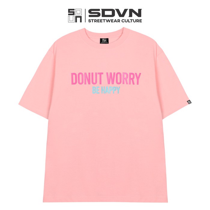 Áo Thun Unisex Nam Nữ Form Rộng Local Brand SDVN Donut Worry