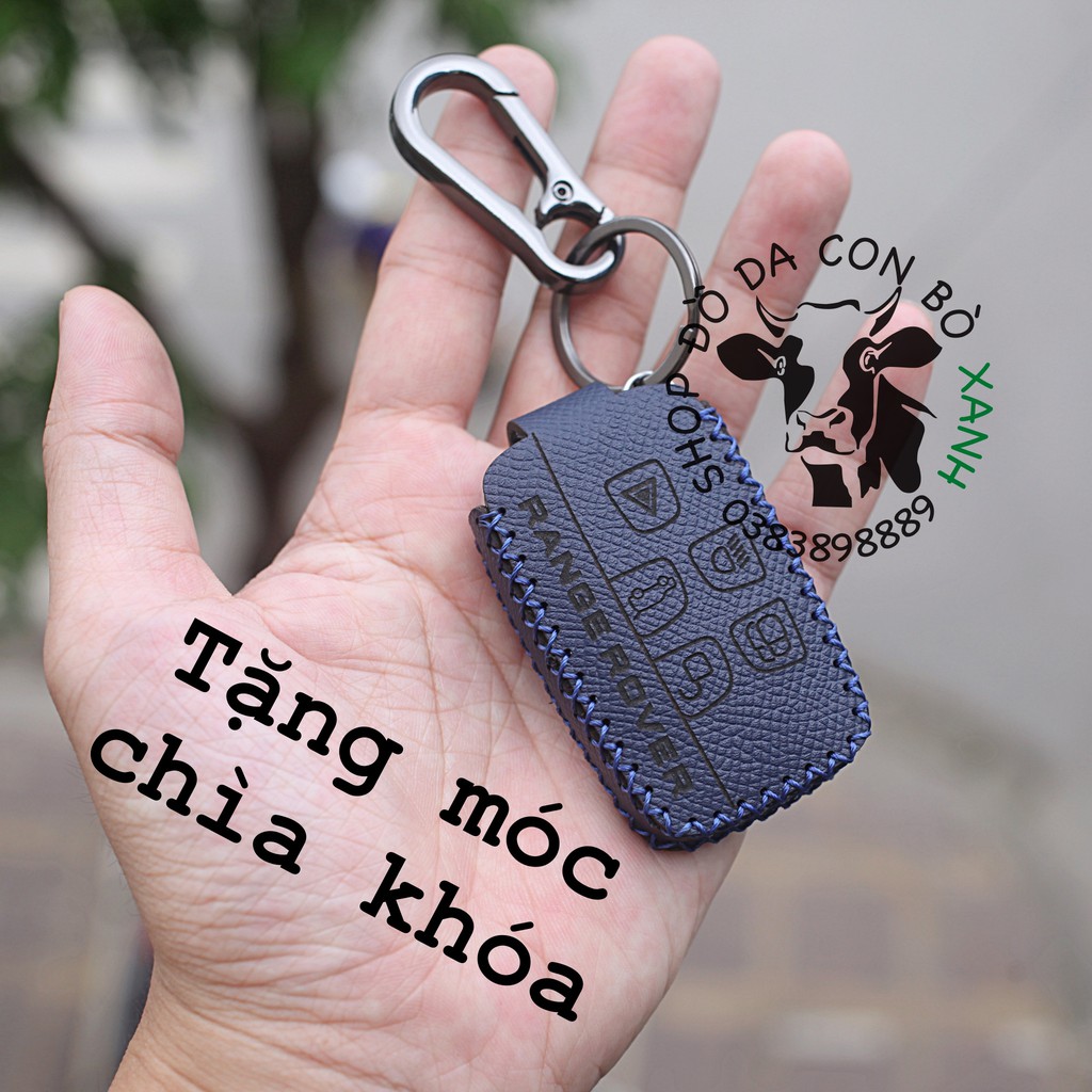 Bao da chìa khóa Range Rover, Land Rover,  RangeRover, Jaguar, Evoque Handmade da thật 002