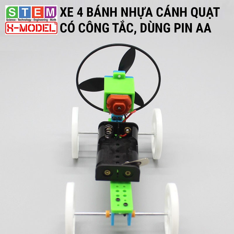 Đồ chơi sáng tạo STEM tự làm Xe ô tô đồ chơi nhựa mô tơ cánh quạt X-MODEL ST36 Đồ chơi tự làm DIY| Giáo dục STEM, STEAM