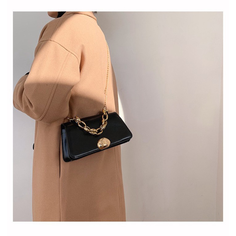 Túi xách nữ đeo chéo da trơn khóa tròn thời trang thanh lịch siêu xinh TX28 túi đeo vai Chip Xinh Bag | BigBuy360 - bigbuy360.vn