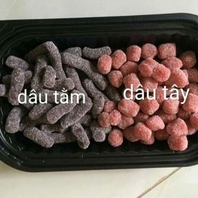 Kẹo mix 3 vị dâu tây,dâu tằm ,me ớt  Đà Lạt
