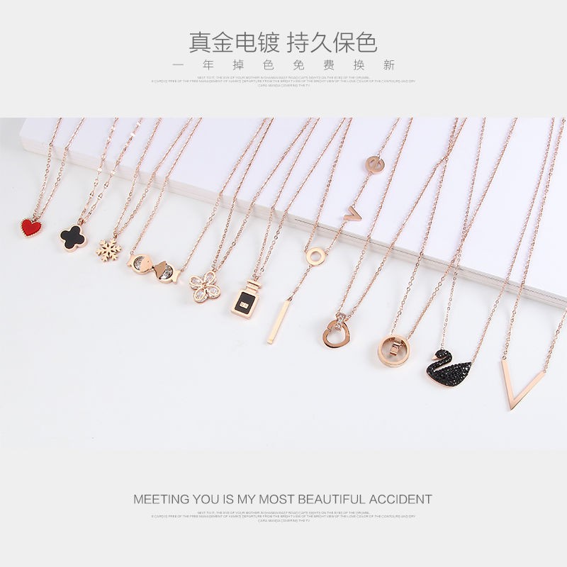 Rose Color Gold Chained Bone, Chained Female Students, And Created a Birthday Gift For The Birthday Of The Female Studen