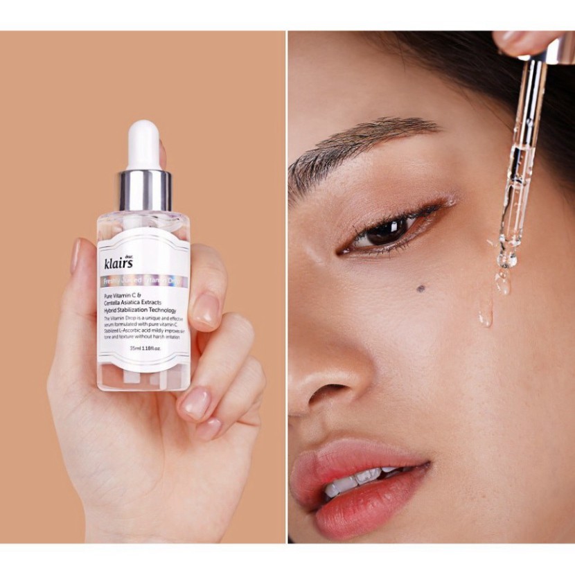 Serum Vitamin C Dưỡng Da Trắng Sáng - Mờ Thâm Dear Klairs Freshly Juiced Vitamin Drop - 1989Store Phân Phối Chính Hãng G