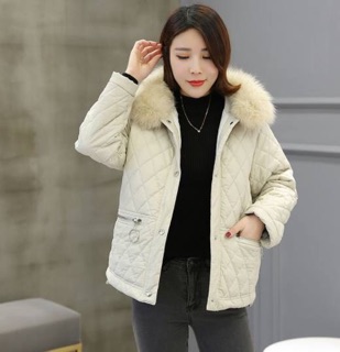 ÁO KHOÁC TRÁM CỔ LÔNG 570k