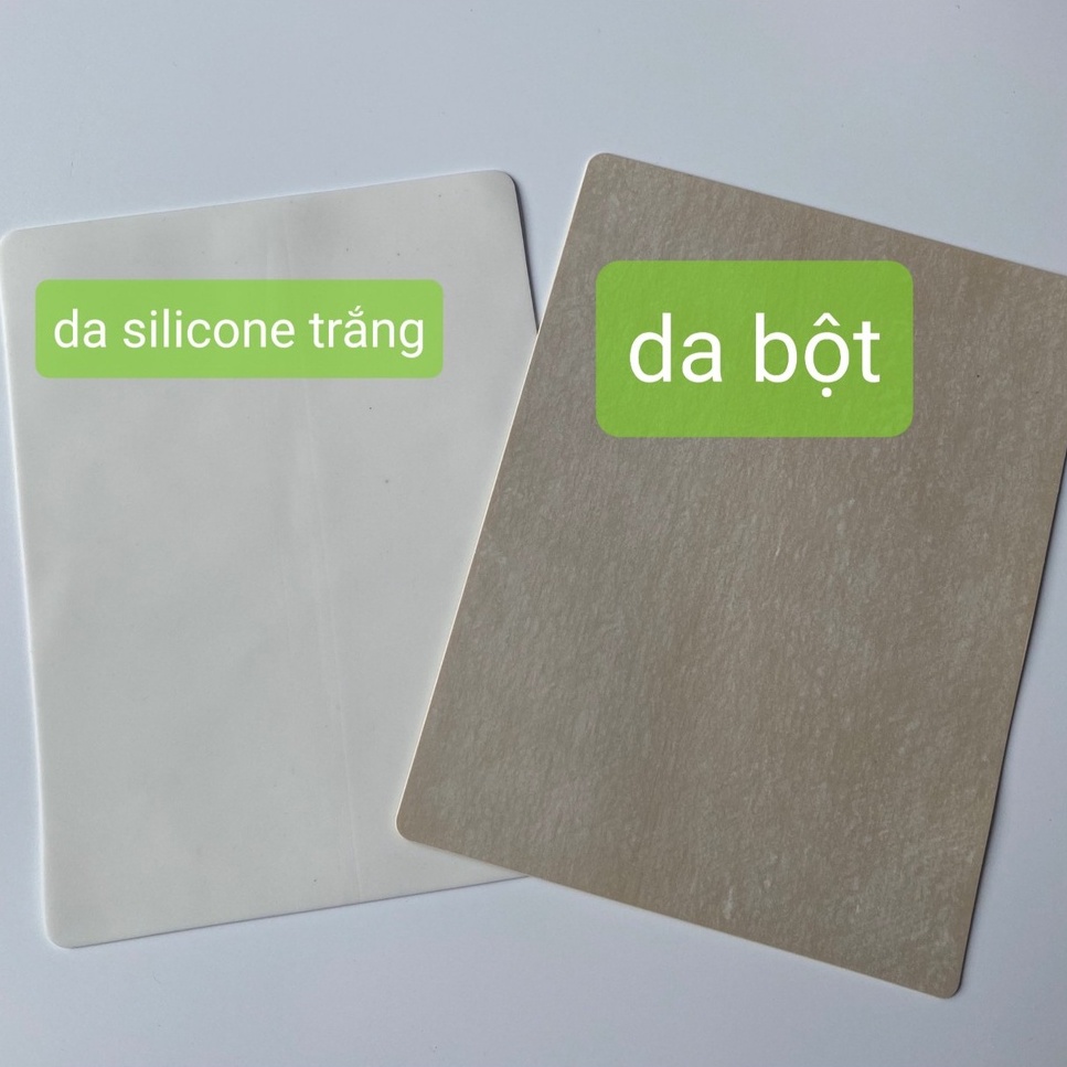 Da silicon trắng, da trắng không bột, da bột phun xăm, da hồng dầy, da 3D, 5D da ít bột, da hồng, da giả phun xăm,