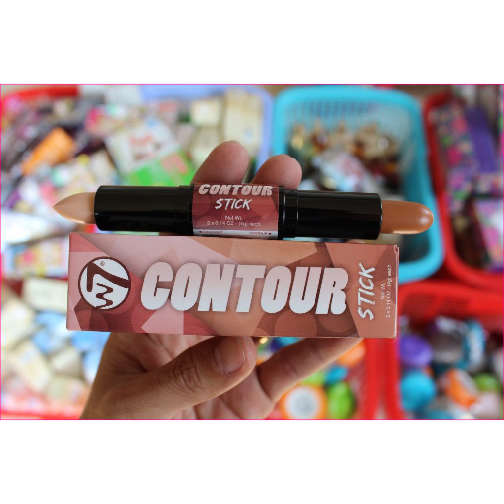 Tạo Khối Che Khuyết Điểm Dạng Thỏi W7 Highlight And Contour Stick