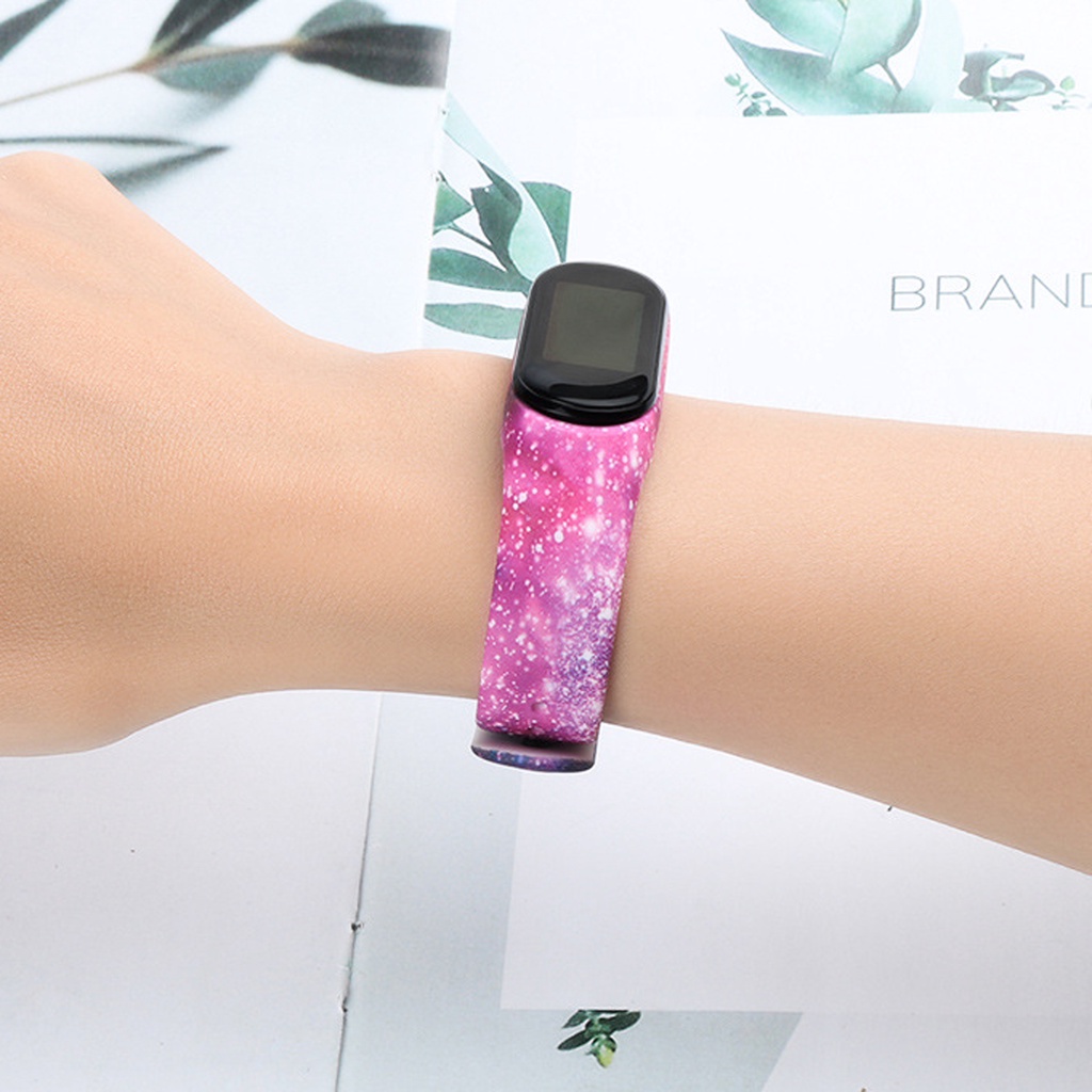 Dây Đeo Thay Thế Chất Liệu Silicon Màu Trơn Cho Xiaomi Band 7 Mi Band 5 / 6 / 4 / 3