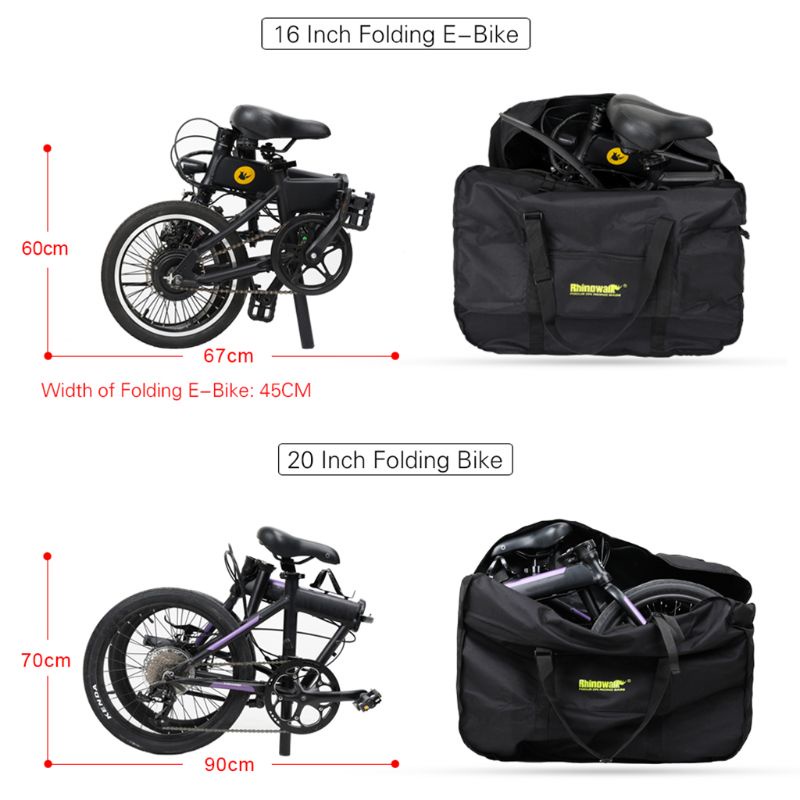 Túi Đựng Hành Lý 14-20 inch Có Thể Gấp Gọn Tiện Dụng Cho Xe Đạp