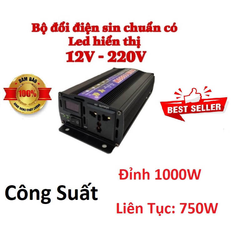 Kich điện 24V lên 220v 1000W