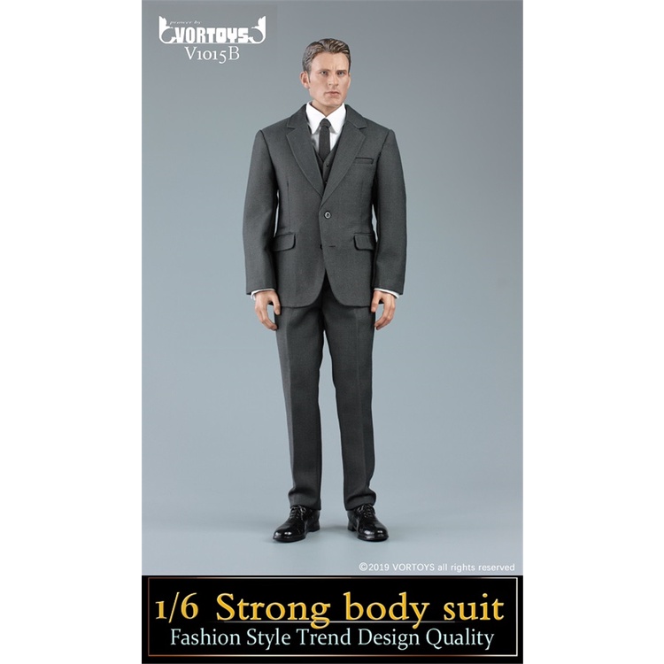 Mô hình trang phục Nam 1/6 Vest Suit V1015 - Hãng VORTOYS