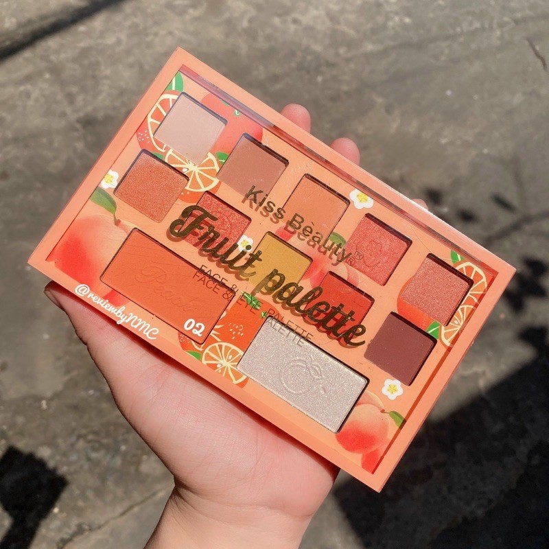 Phấn mắt 12 ô KISS BEAUTY FRUIT PALETTE