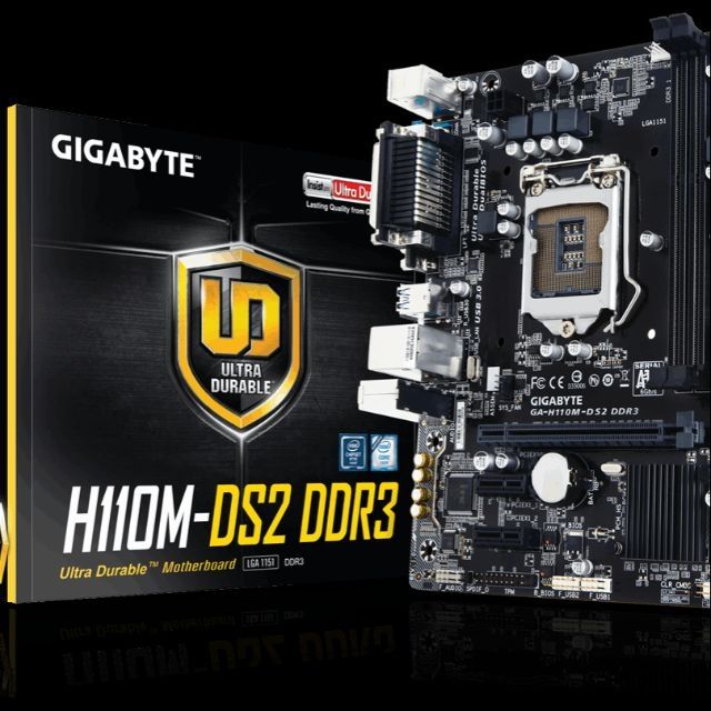 Mainboard h110m- ds2 ddr3 + cpu intel g4600