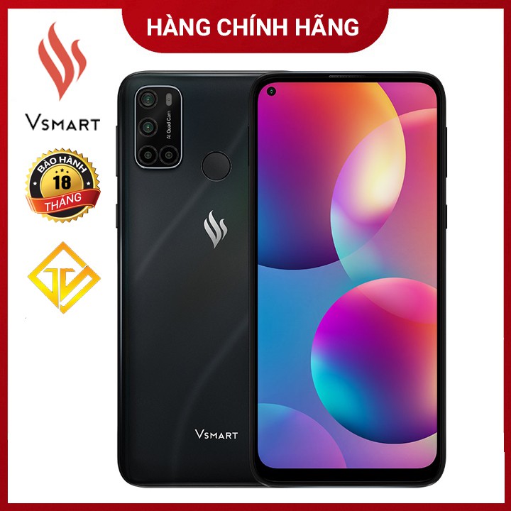 Điện thoại Vsmart Joy 4 4GB/64GB , Chip Snapdragon 665 , Pin 5000 mah - Bảo hành 18 tháng - Mới nguyên seal