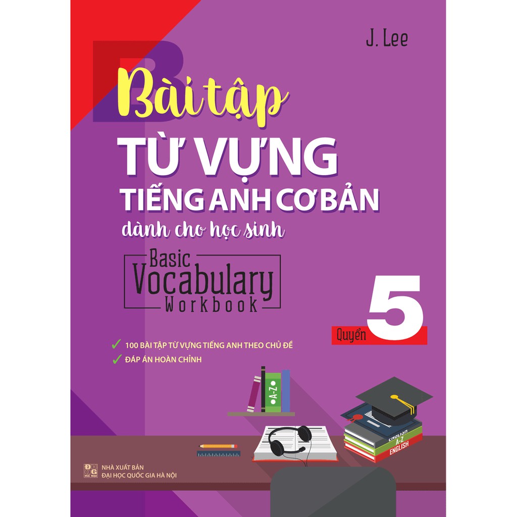 Sách - Bài tập từ vựng tiếng anh - tập 5 - Basic vocabury - Workbook primary 5