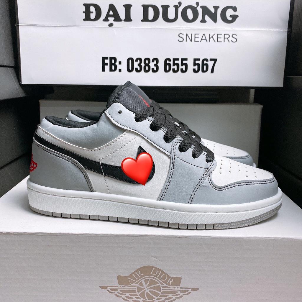 Giày jordan cổ thấp hàng cao cấp các màu jd1 thấp đen trắng low bản đẹp full size 36-43 hot hit 2021. | BigBuy360 - bigbuy360.vn