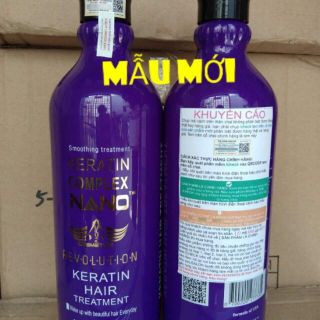 Hấp Keratin complex nano siêu phục hồi tóc hư tổn