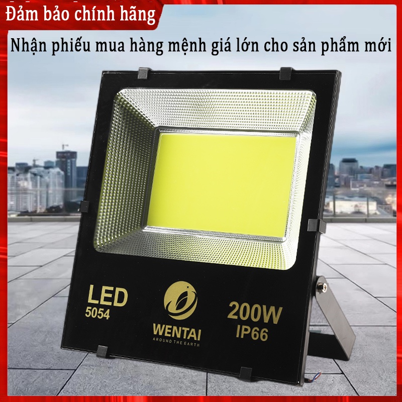 Đèn pha led 50W 100W 200W chuyên nghiệp, biển hiệu lắp đặt ngoài trời chống nước IP66 đủ công suất