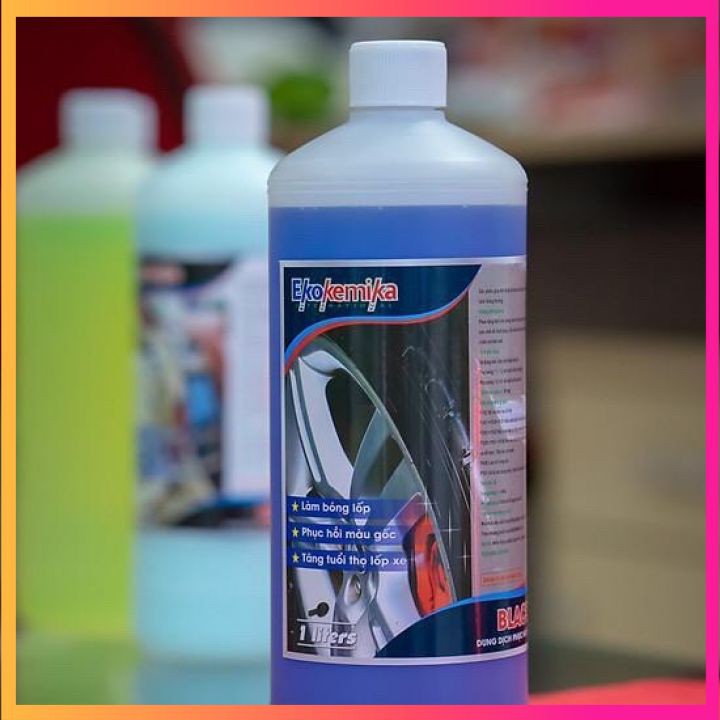 Combo Nước Dưỡng Đen Bóng Lốp Xe + Chổi Quét Bóng Lốp | BigBuy360 - bigbuy360.vn